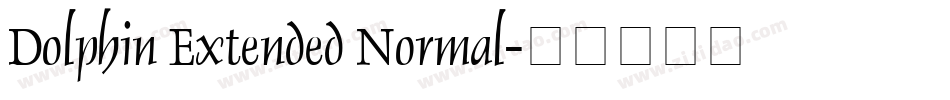 Dolphin Extended Normal字体转换